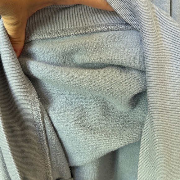 Athleta Henley Crew Neck Sweater Blue size Medium - Picture 8 of 11